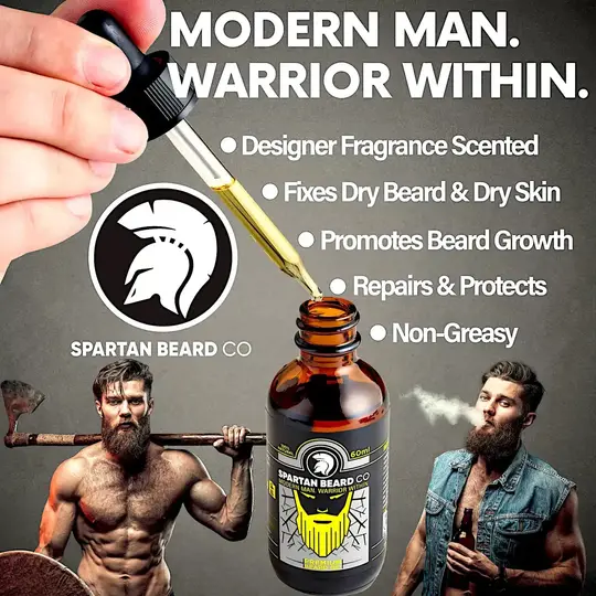 𝗦𝗣𝗔𝗥𝗧𝗔𝗡 𝗕𝗘𝗔𝗥𝗗™ Oil (80% KORTING - Eerste bestelling)