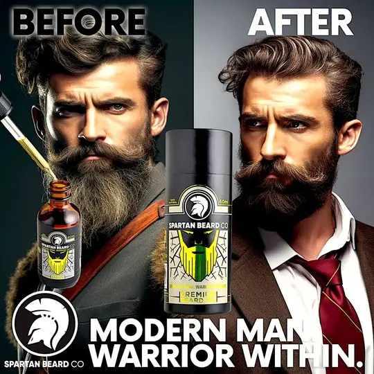 𝗦𝗣𝗔𝗥𝗧𝗔𝗡 𝗕𝗘𝗔𝗥𝗗™ Oil (80% KORTING - Eerste bestelling)