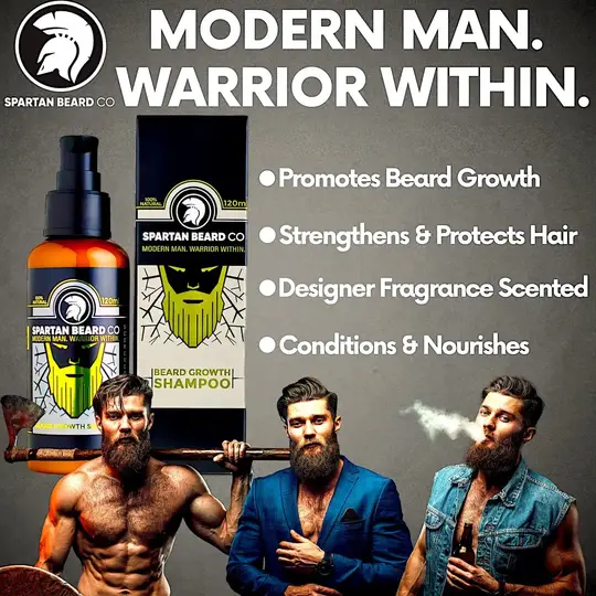 𝗦𝗣𝗔𝗥𝗧𝗔𝗡 𝗕𝗘𝗔𝗥𝗗™ Shampoo (80% KORTING - Eerste bestelling)