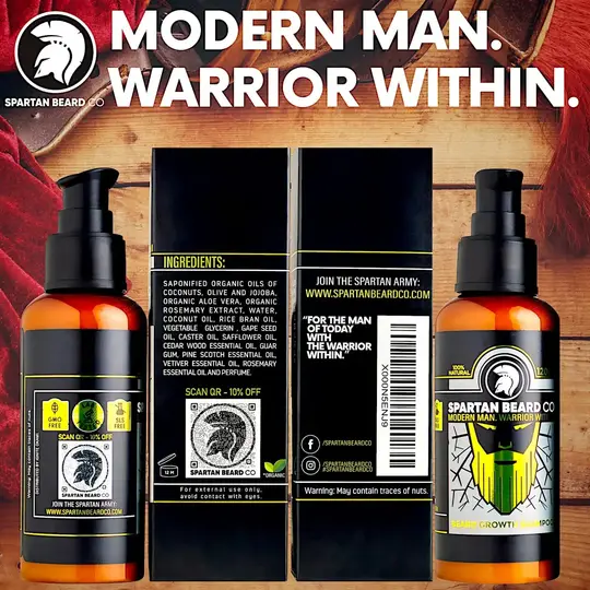 𝗦𝗣𝗔𝗥𝗧𝗔𝗡 𝗕𝗘𝗔𝗥𝗗™ Shampoo (80% KORTING - Eerste bestelling)